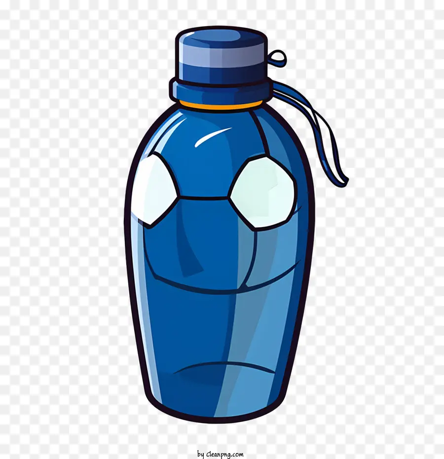 Botella De Agua，Botella Azul PNG