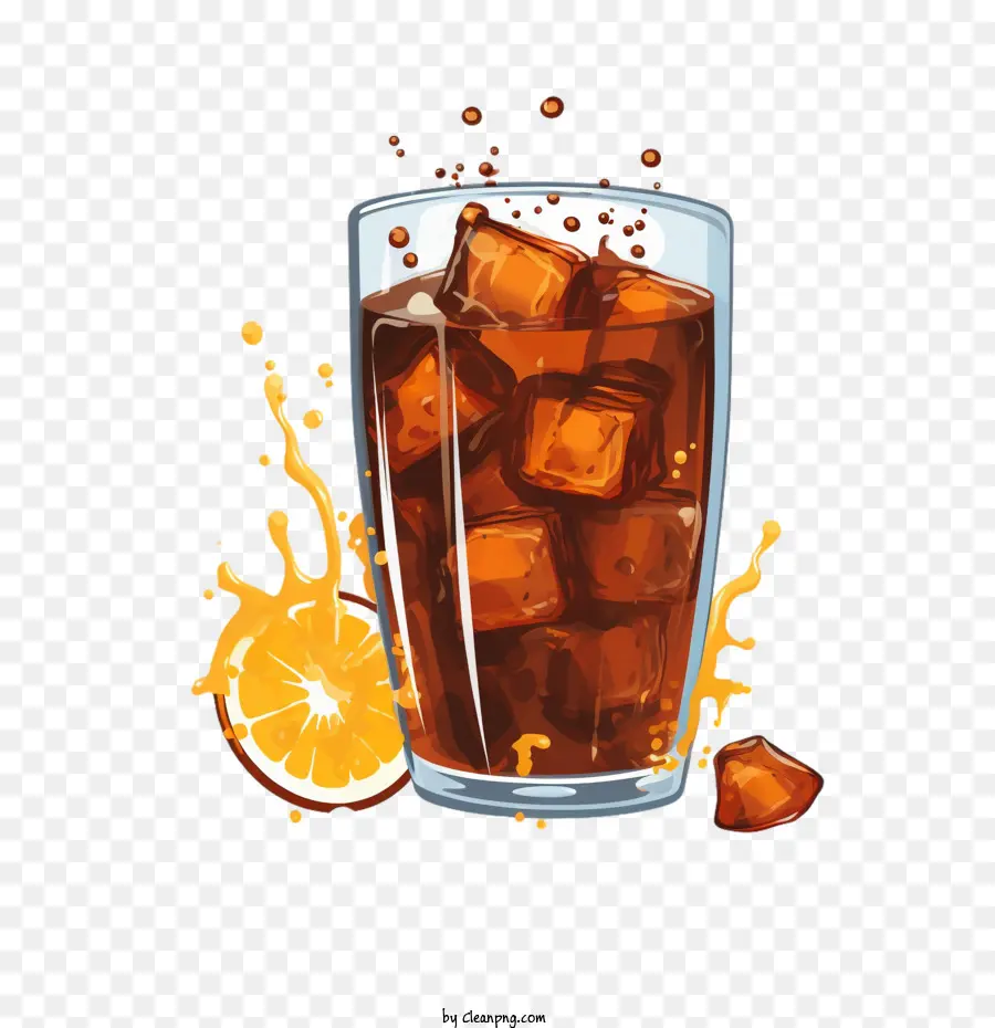 Refresco De Cola，Vaso De Refresco PNG