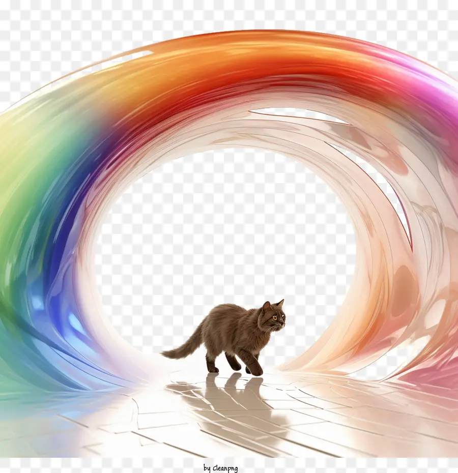 Día Del Remembrance Del Puente Rainbow，Gato PNG