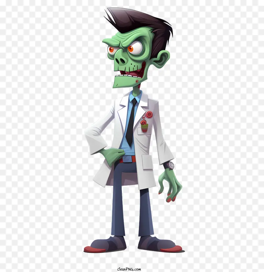 Médico Zombie，Científico Zombi PNG