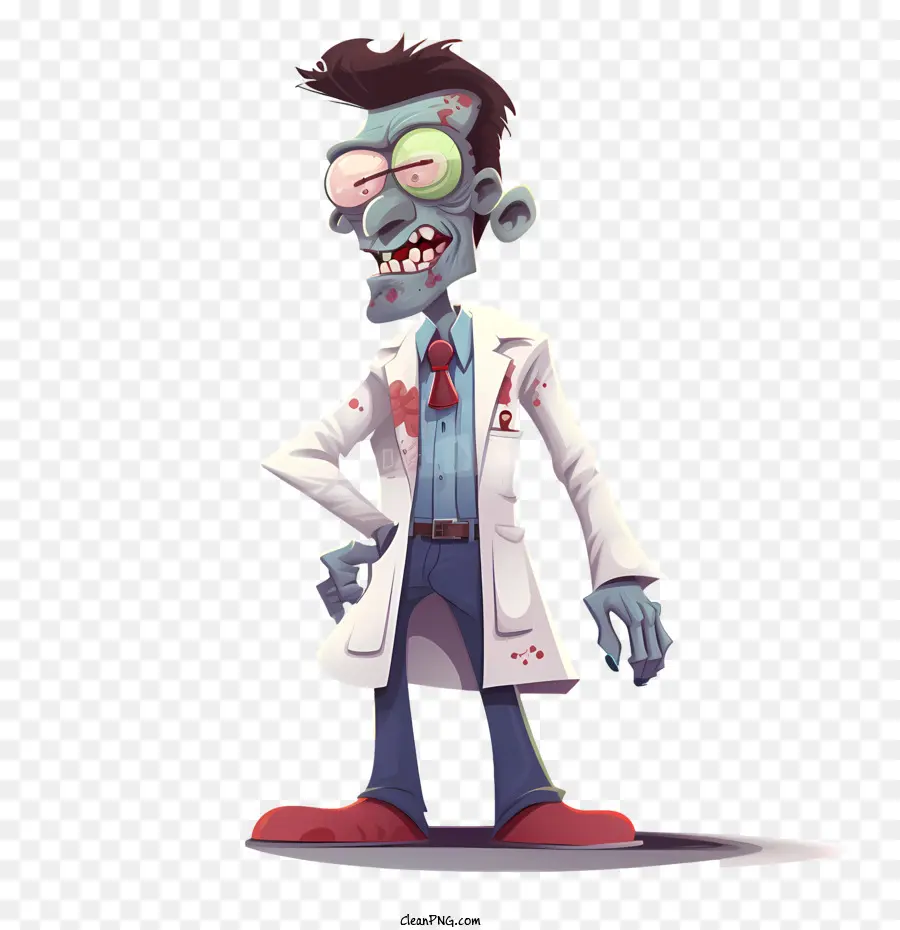 Médico Zombie，Científico Zombi PNG