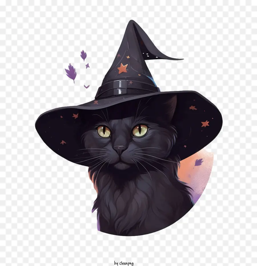 Halloween，Gato Negro PNG