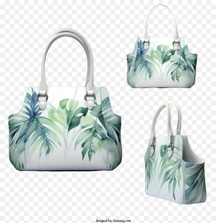 Bolso De Día，Tropical Hojas PNG