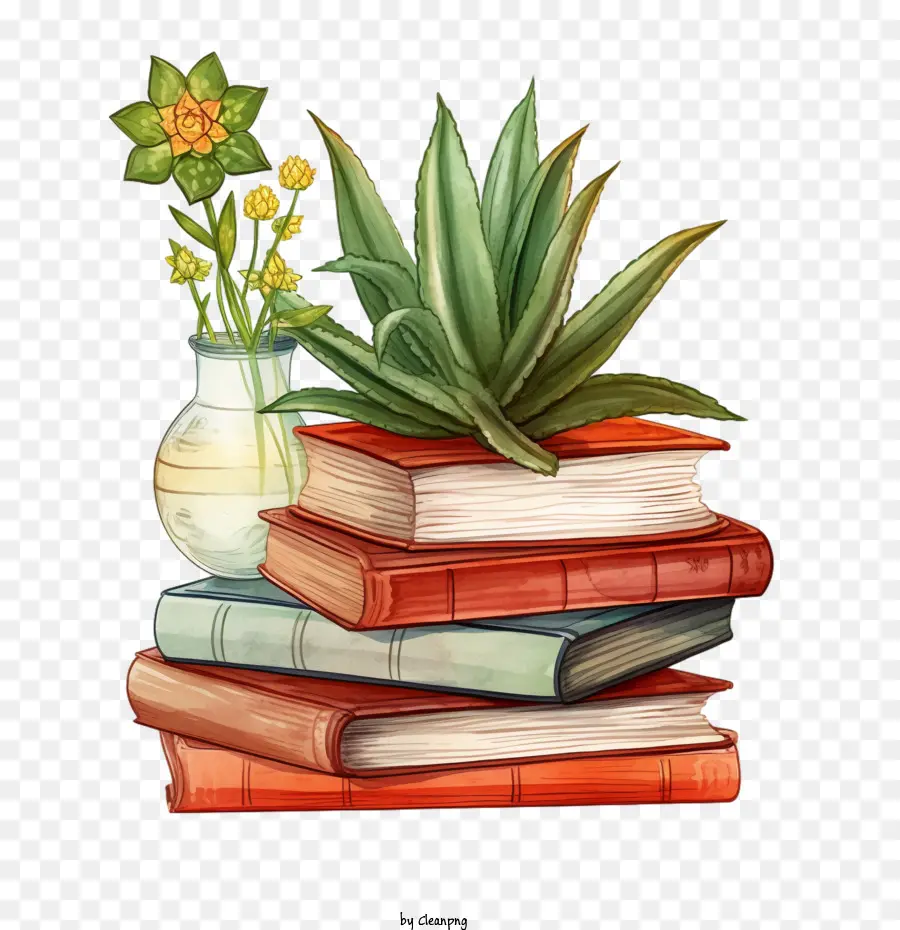 Aloe Vera，Libros PNG