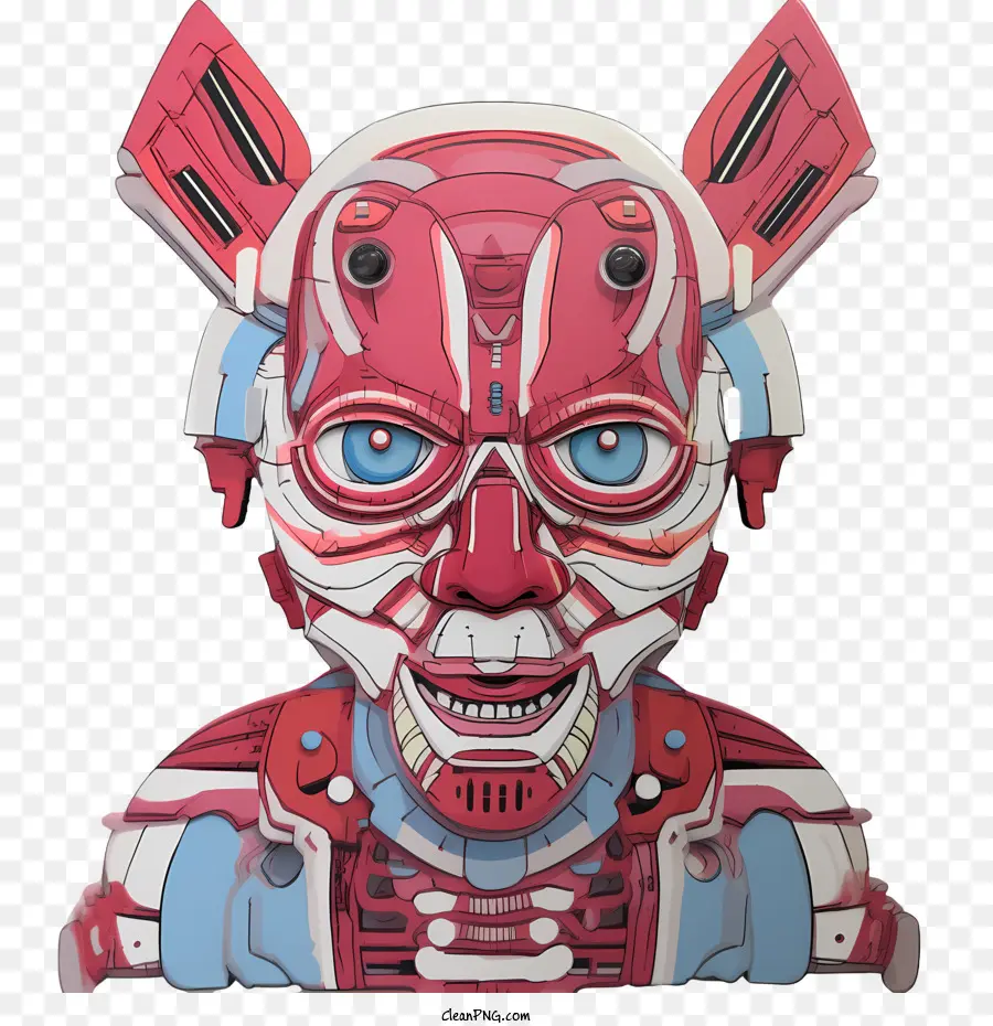 Divertido Astuto，Cabeza De Robot PNG