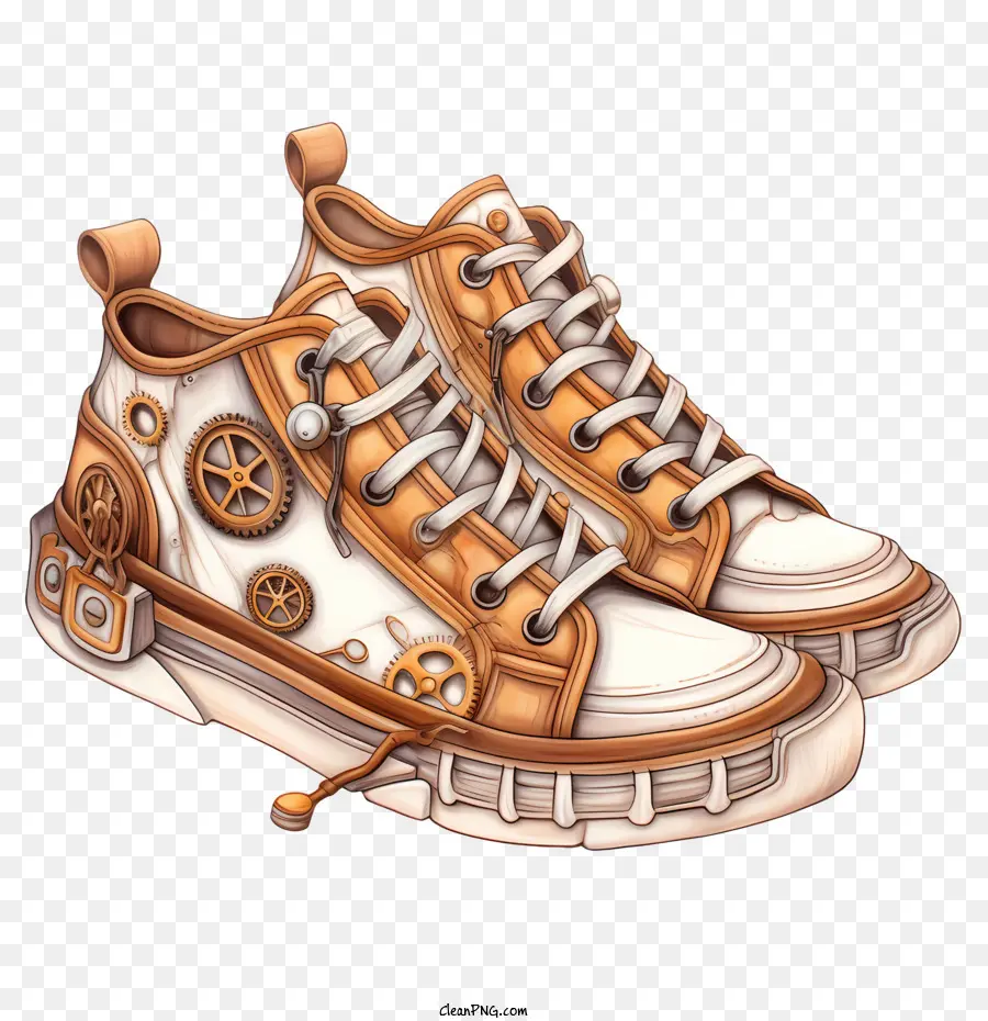 Zapatillas De Deporte，Steampunk PNG