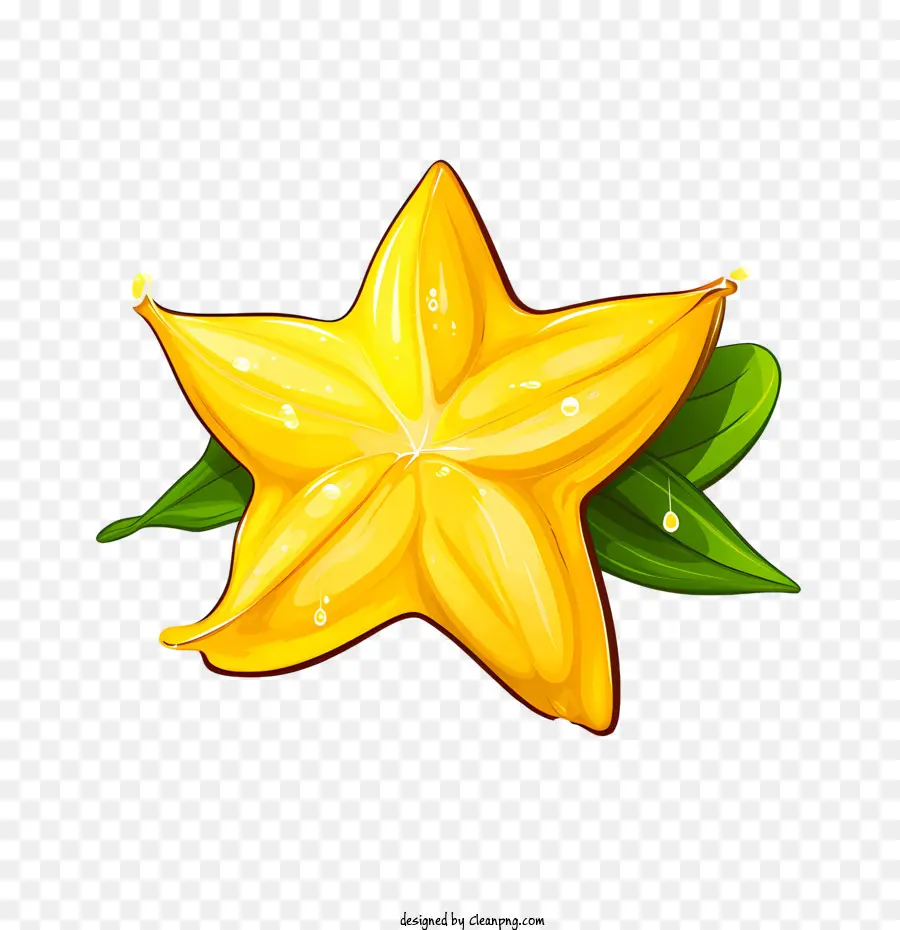 La Carambola，Estrella Amarilla PNG