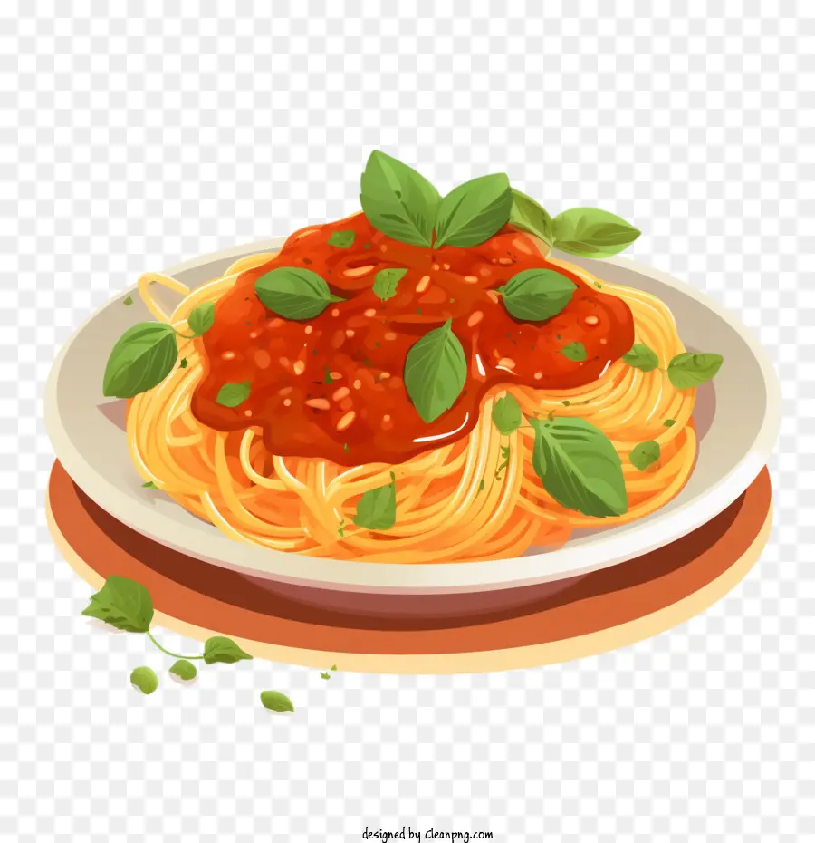 Espaguetis，Pasta Con Salsa De Tomate PNG