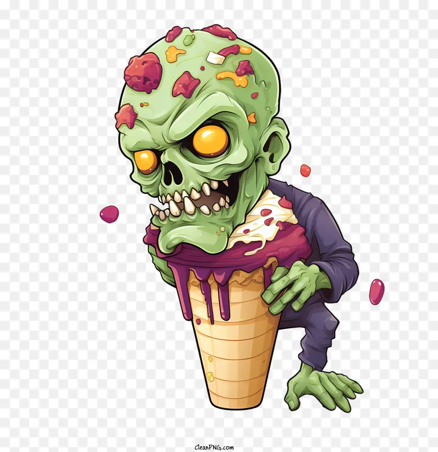 Helado Zombi，Zombi PNG