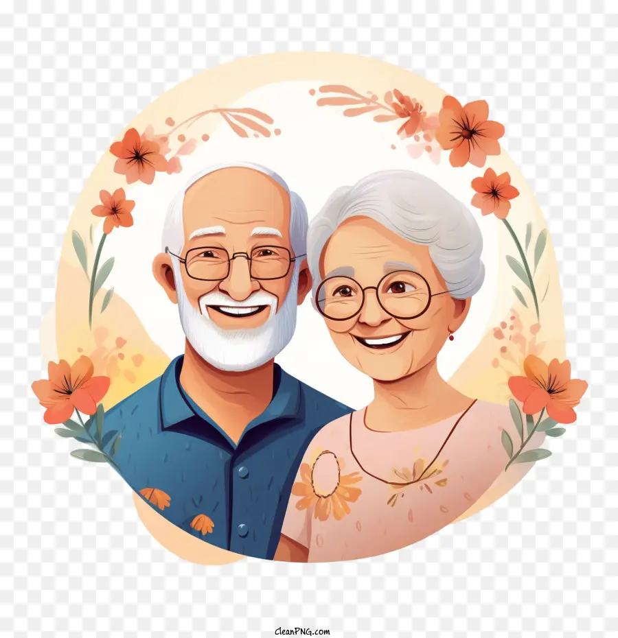 Día De Los Abuelos，Ancianos PNG