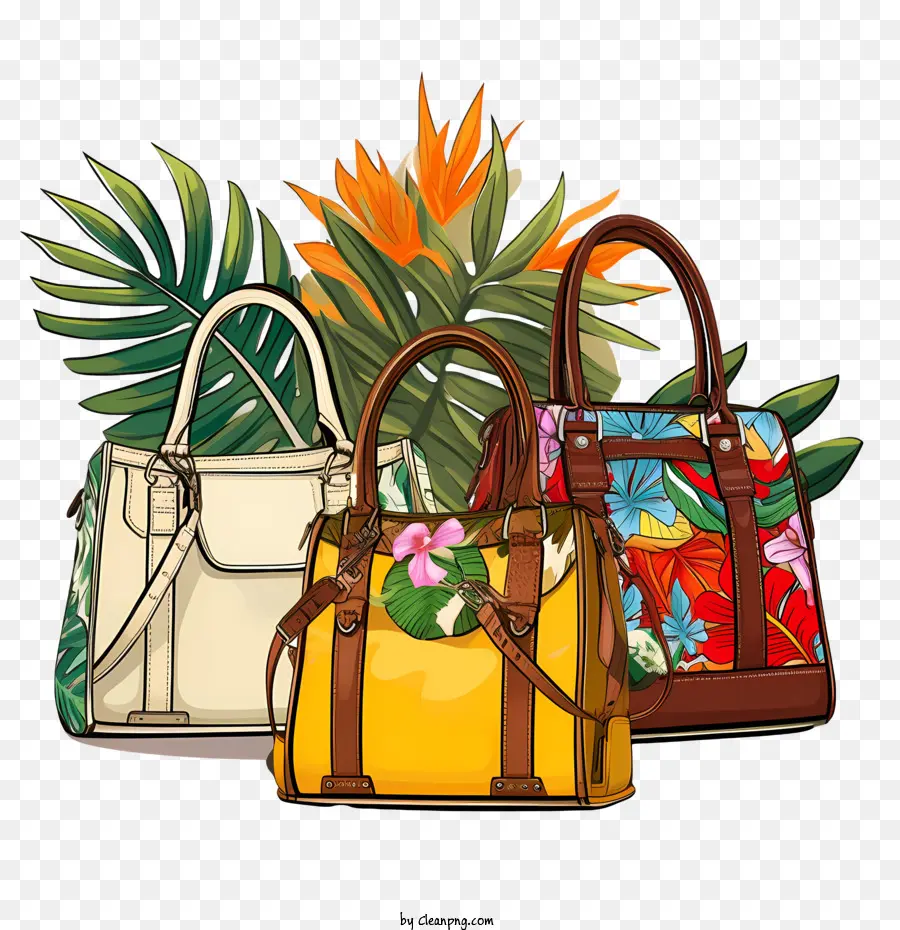 Bolso De Día，Flor PNG