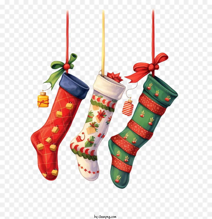 Calcetín De Navidad，Medias Navideñas PNG