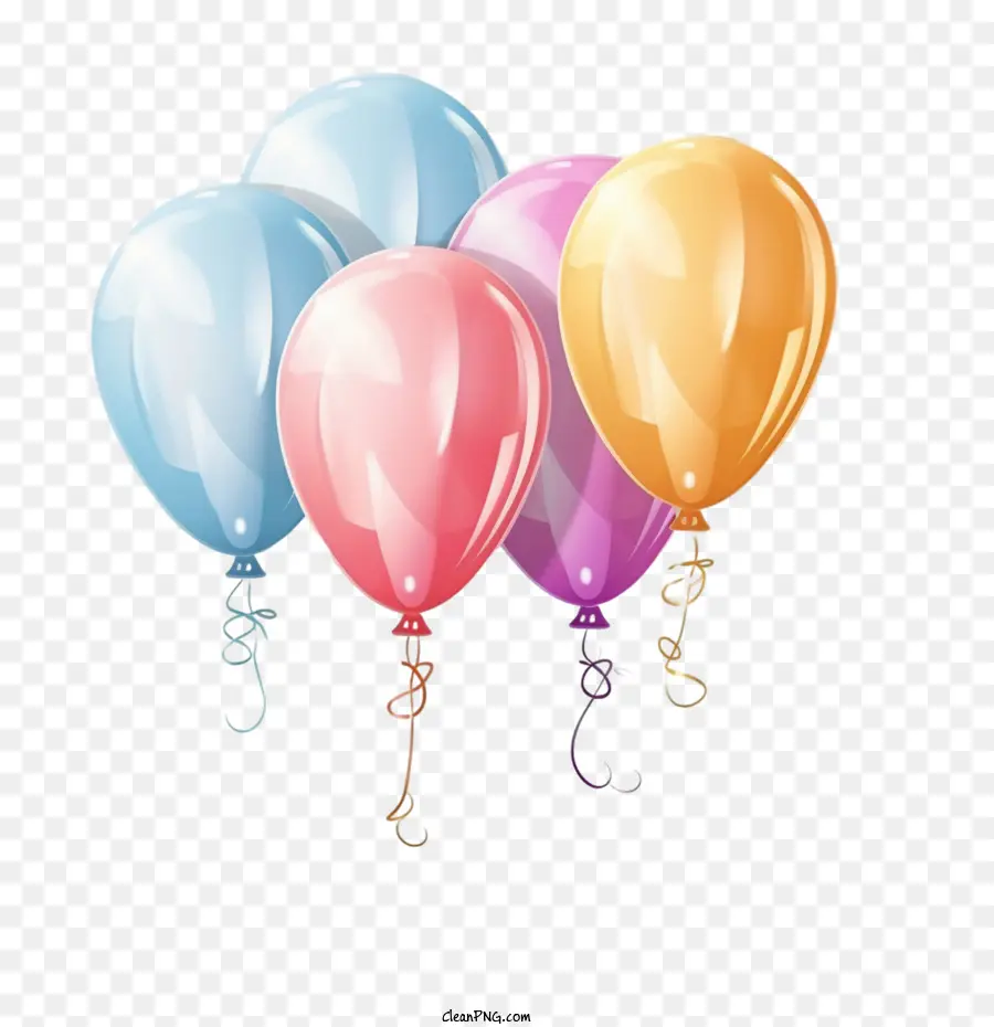 Color Globos Brillantes，Globos PNG