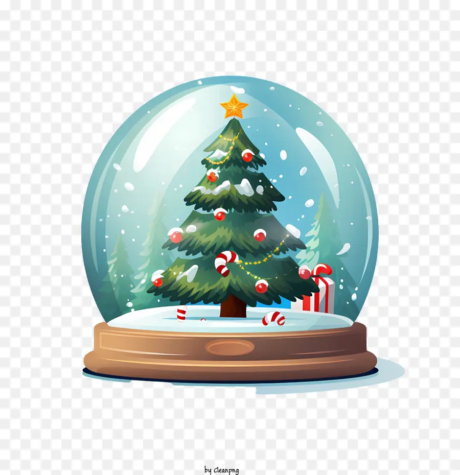 Bola De Nieve De Navidad，árbol De Navidad PNG