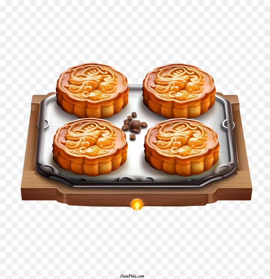 Mooncake，Pizza PNG