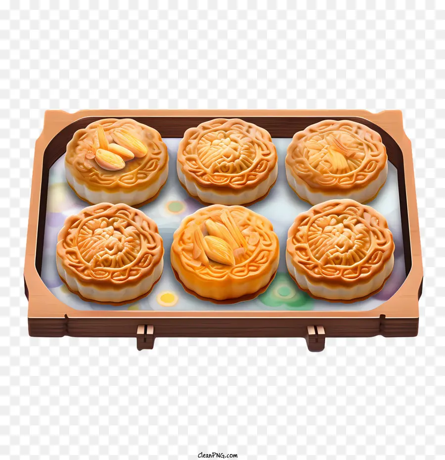 Mooncake，Pasteles PNG