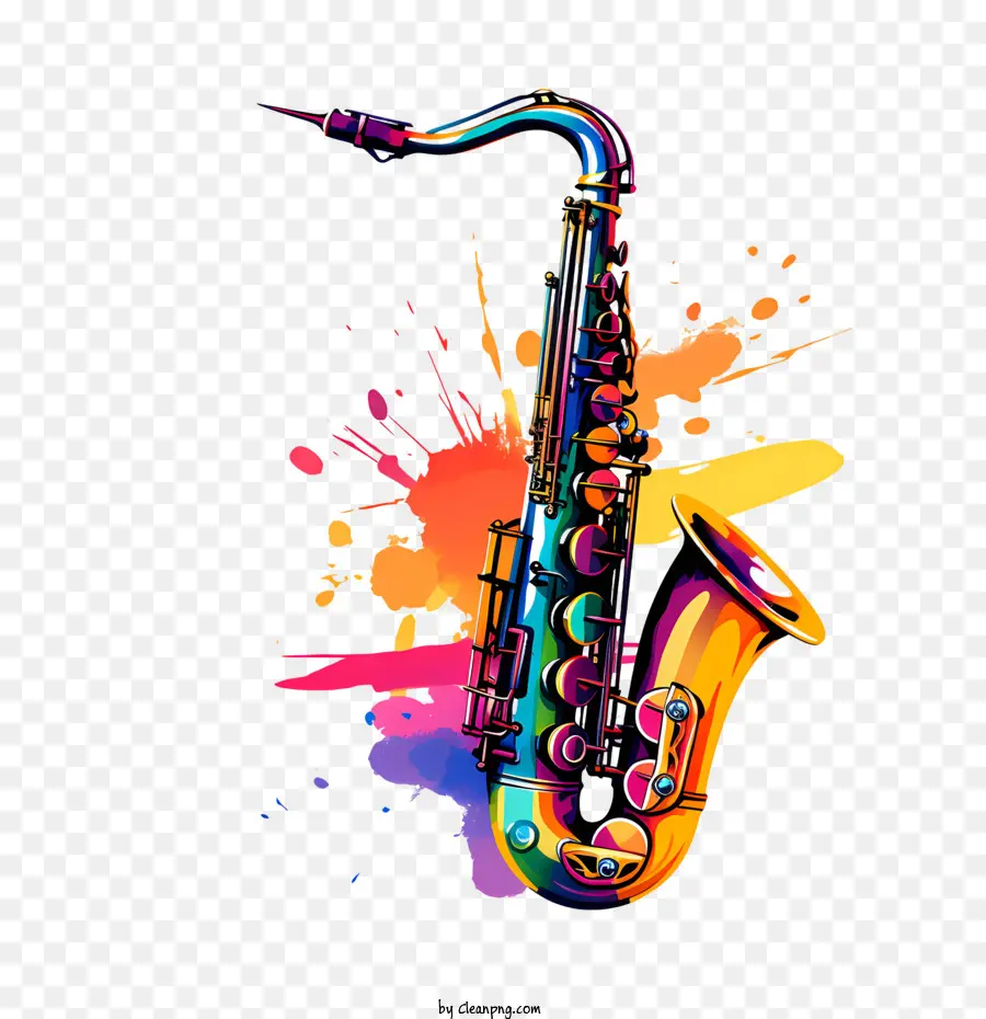 Saxofón Día，Jazz PNG