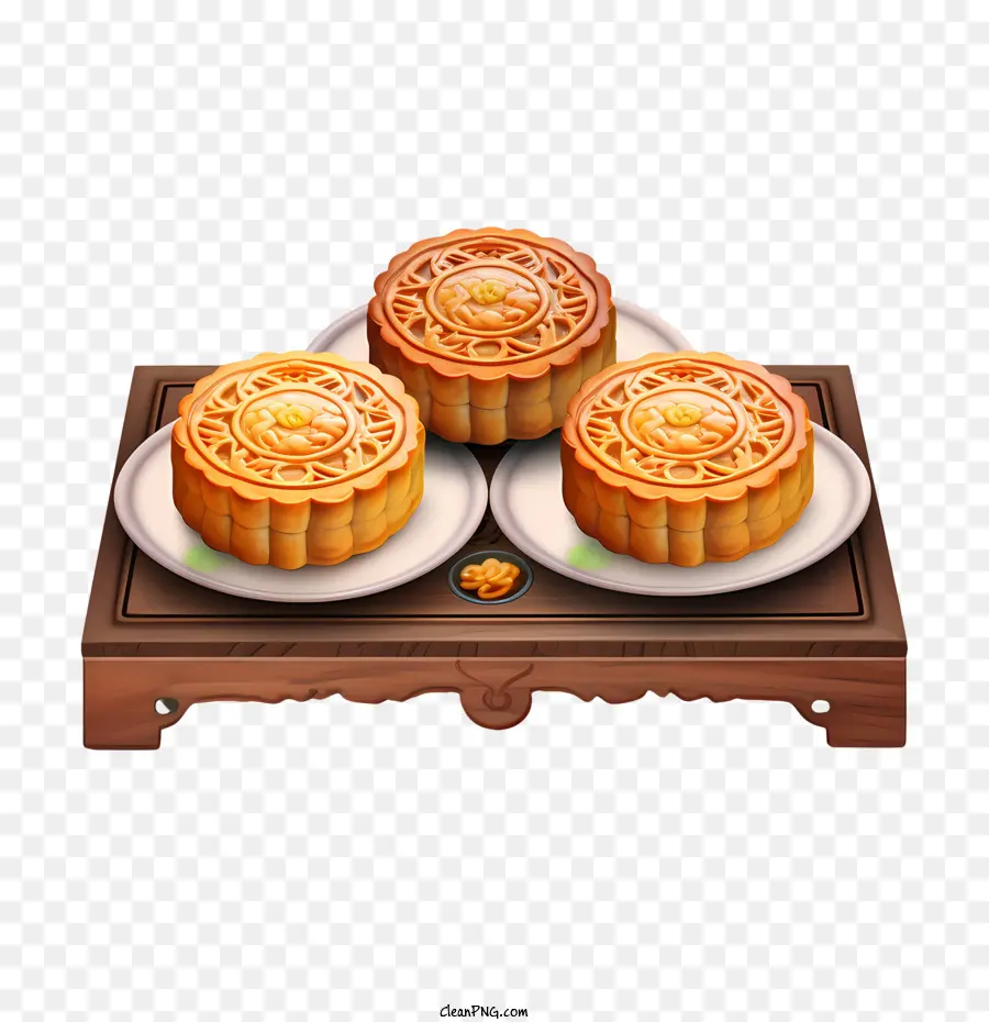 Mooncake，Bollo PNG