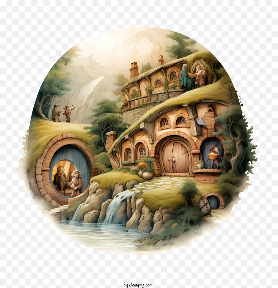 Hobbit Día，Img Hobbit House PNG