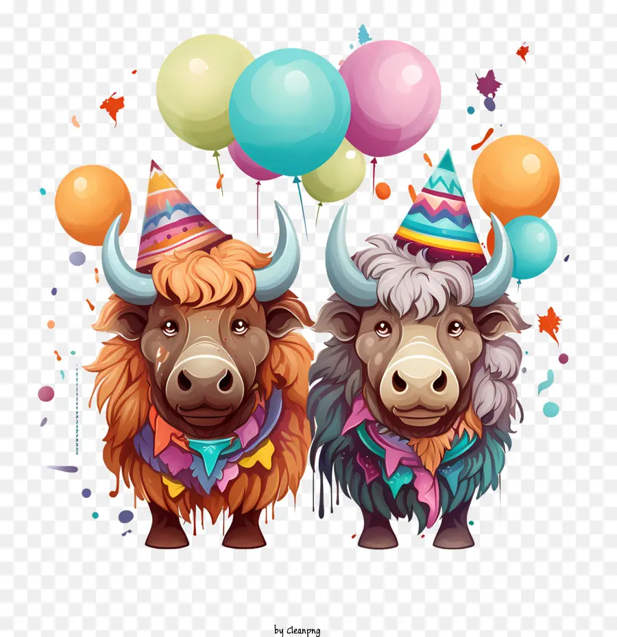 Dia Del Bisonte，Yaks De Fiesta PNG