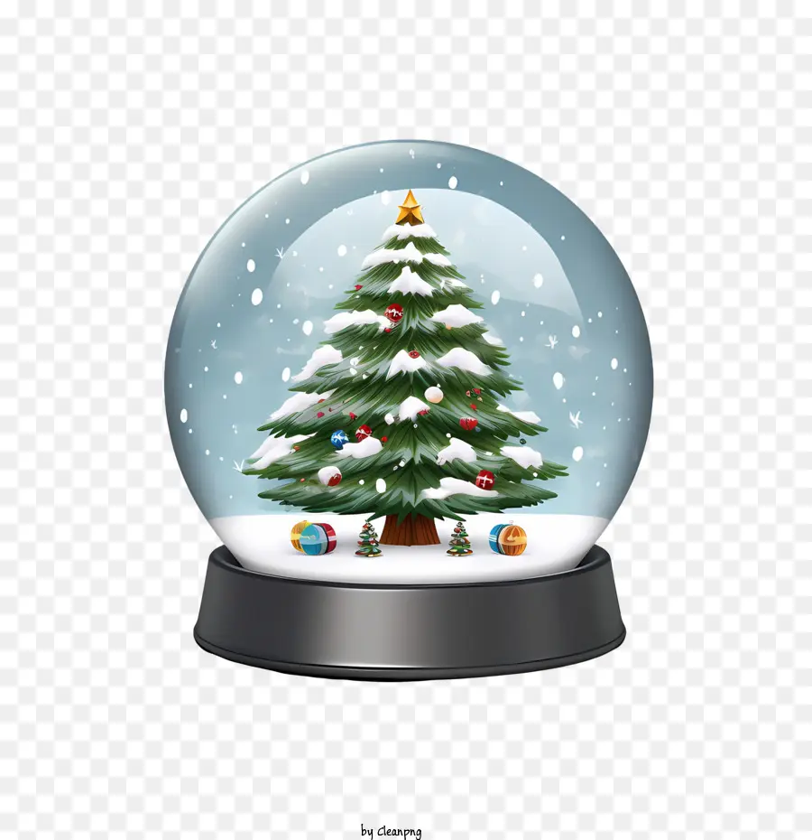 Bola De Nieve De Navidad，árbol De Navidad PNG