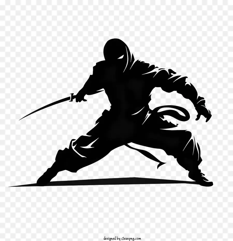 Día Internacional Del Ninja，Silueta PNG
