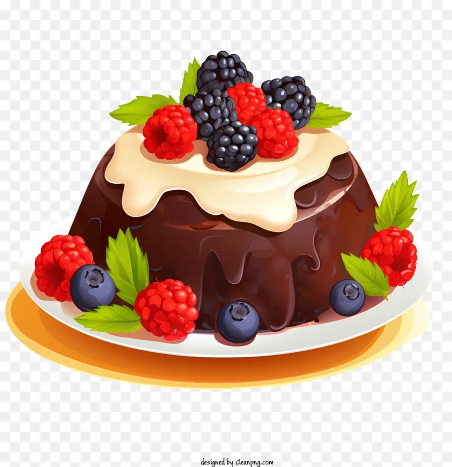 Pudín De Navidad，Pastel De Chocolate PNG