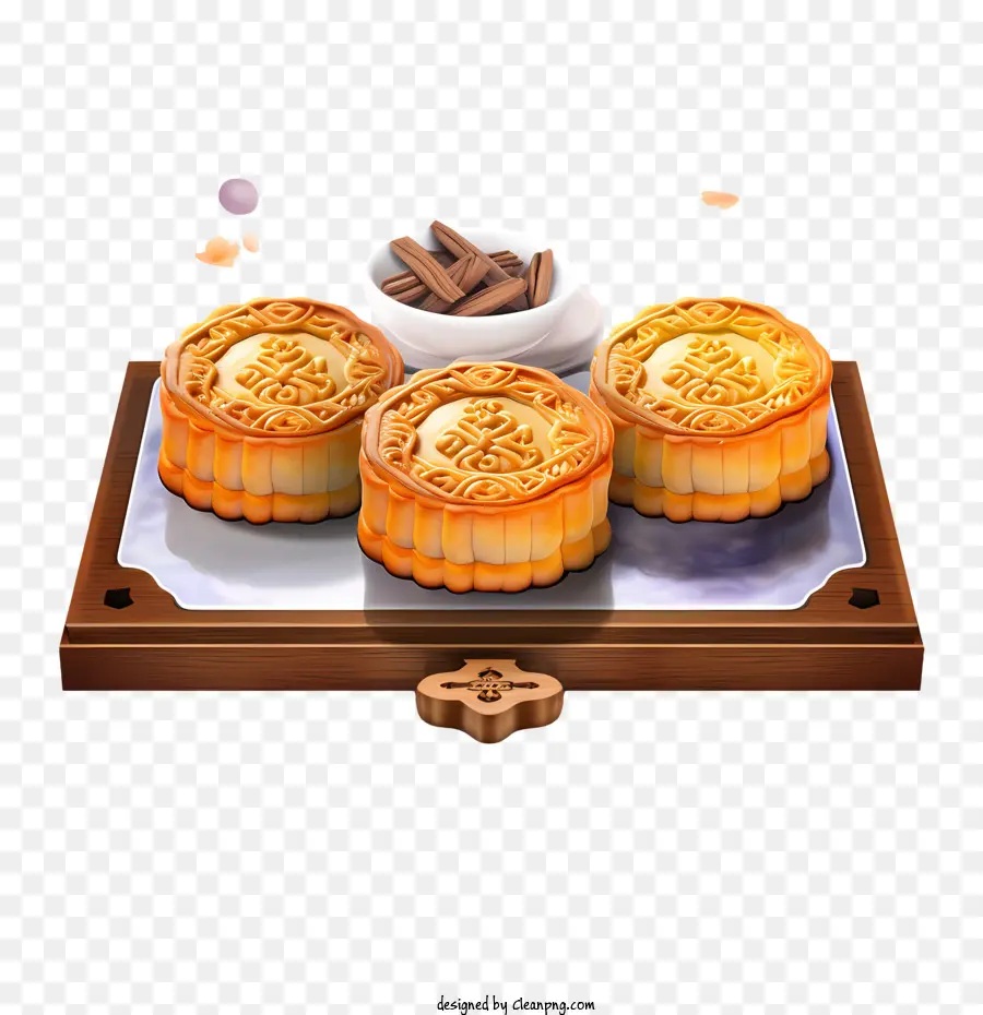 Mooncake，Pasteles PNG