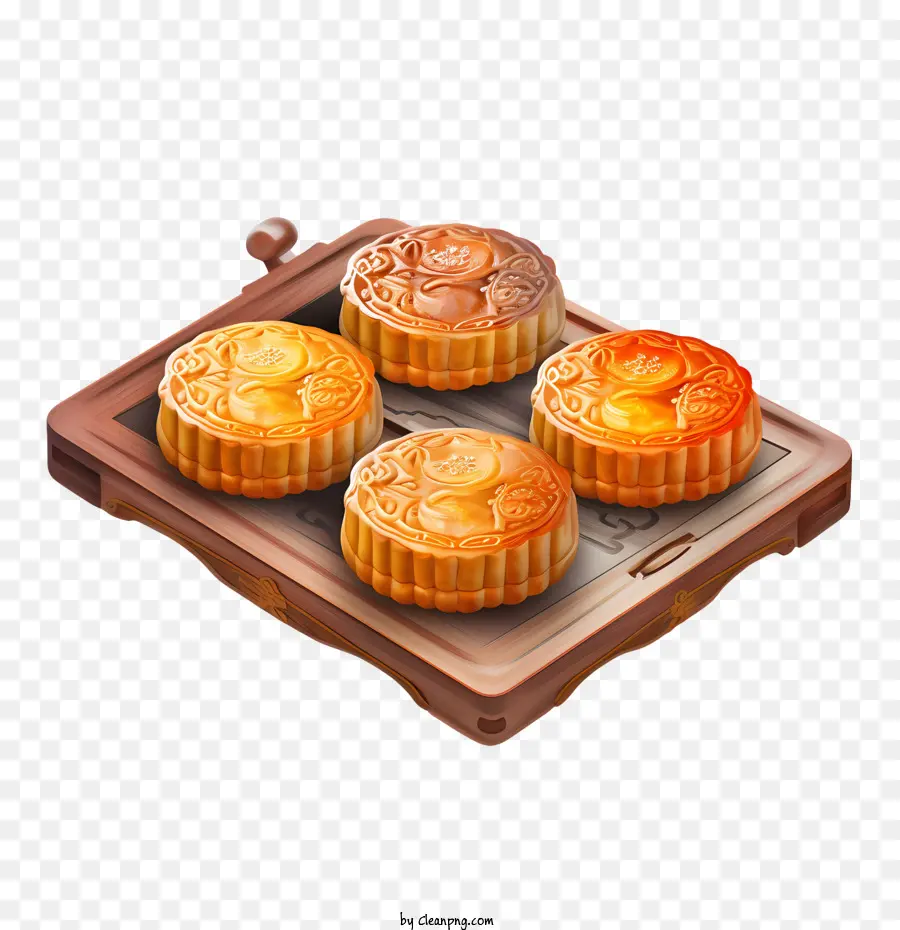 Mooncake，Pasteles PNG