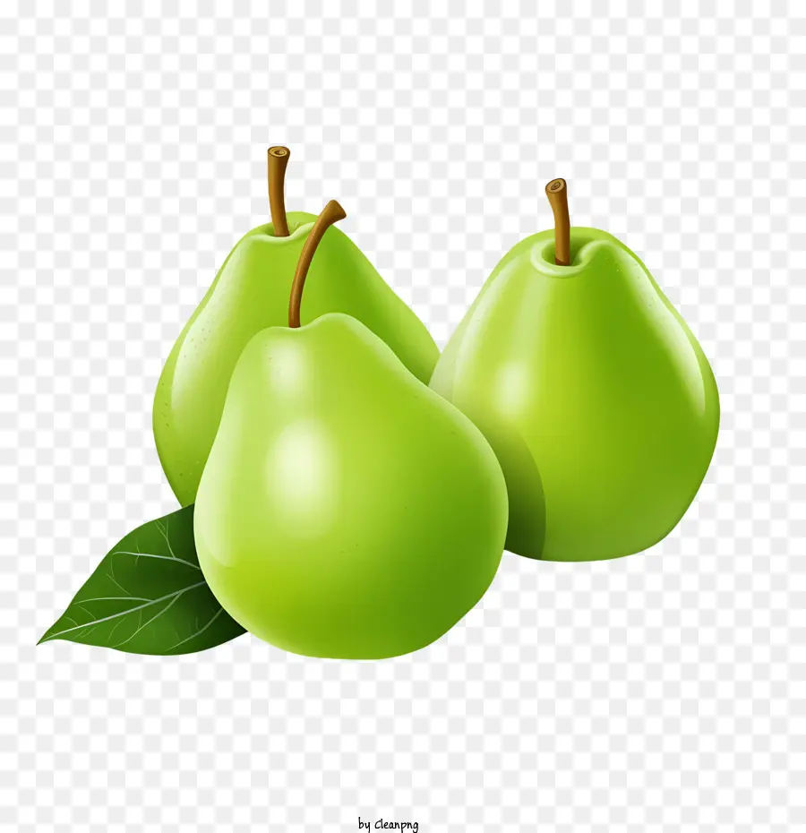 Verde Peras，La Fruta PNG