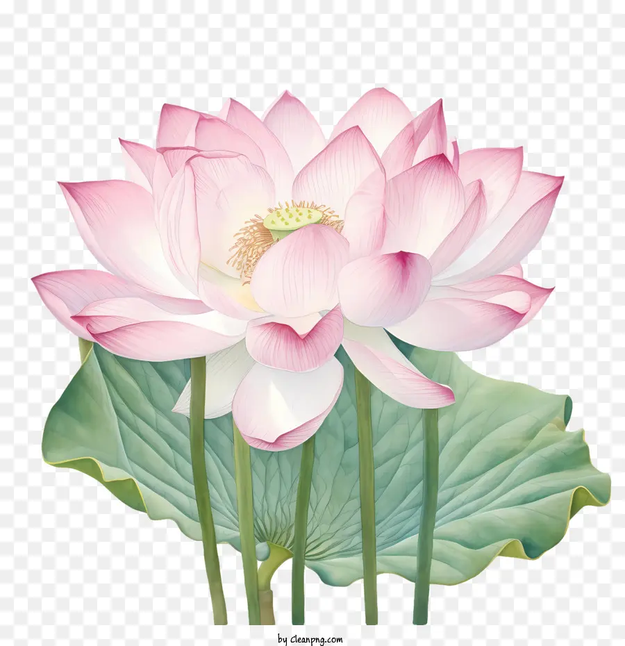 Flor De Loto，Loto Rosa PNG