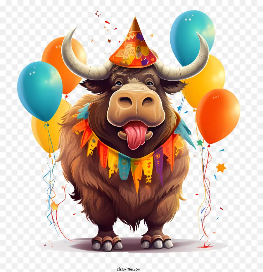 Día De Bisonte，Moo PNG