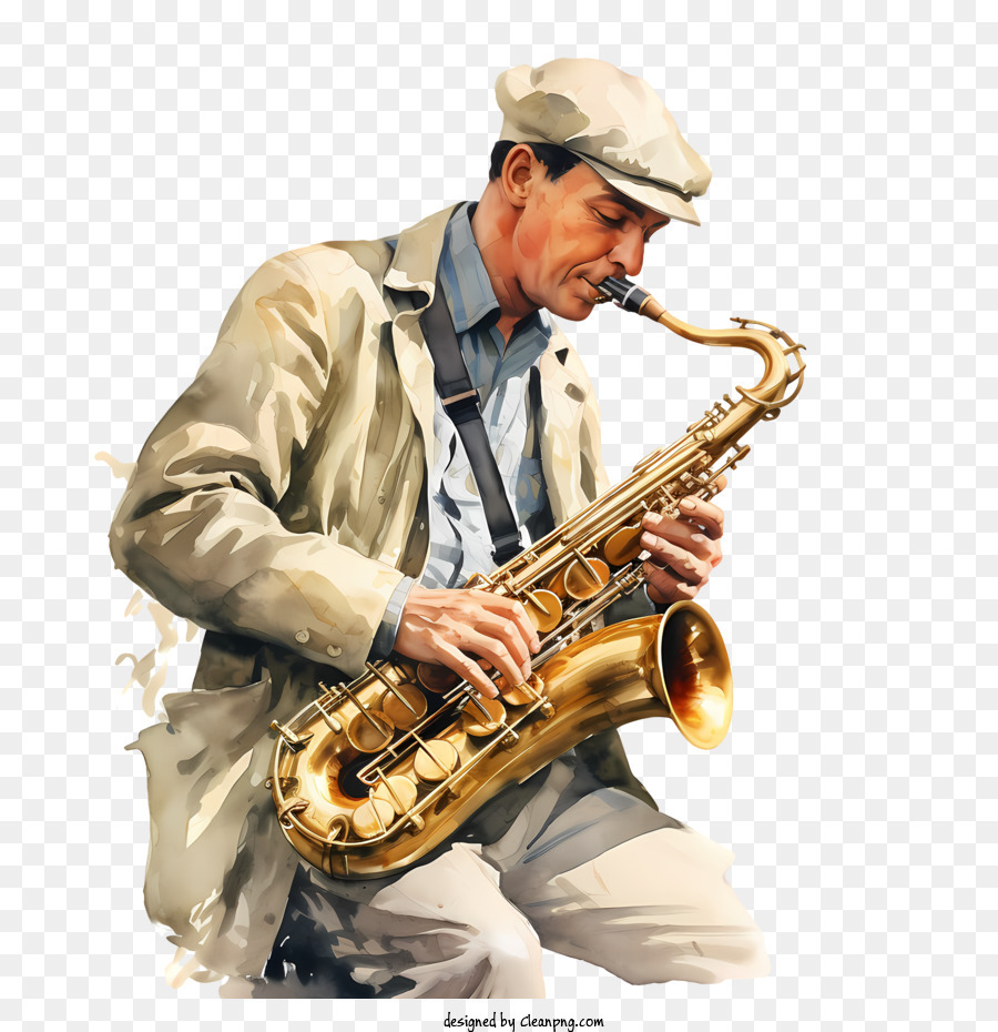 Dia Del Saxofon，Saxófono PNG