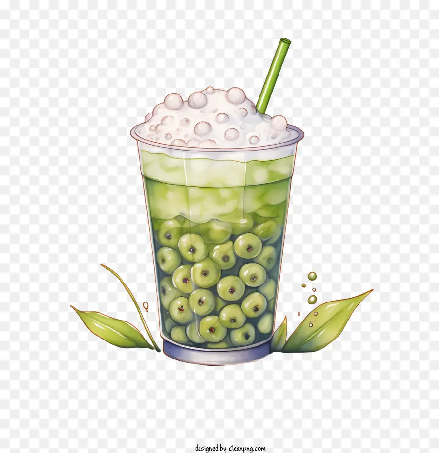 Té De Burbujas De Matcha，Limonada PNG