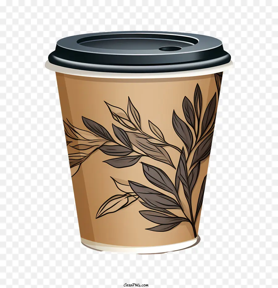 Taza De Papel，Flor PNG