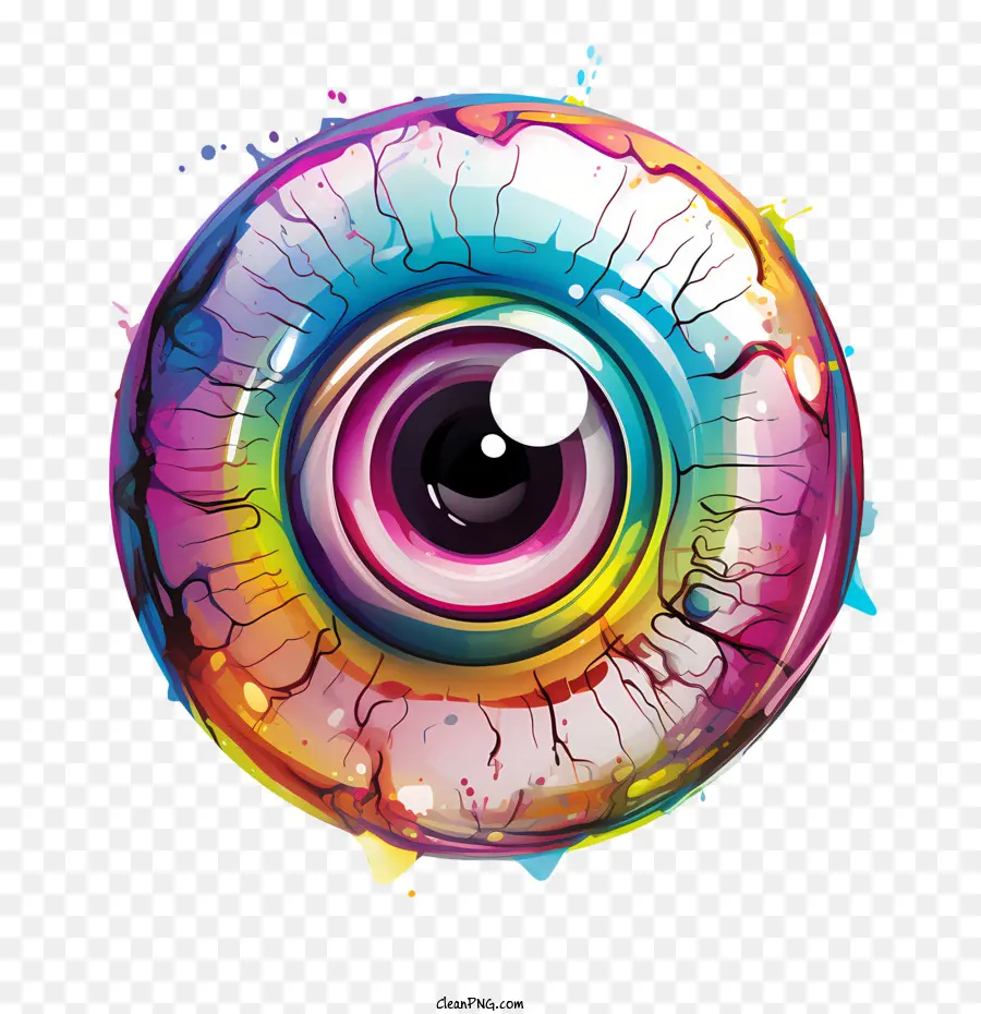 Globo Ocular De Halloween，Ojo PNG