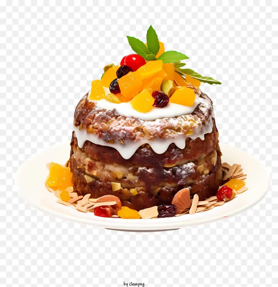 Pudín De Navidad，De Postre PNG