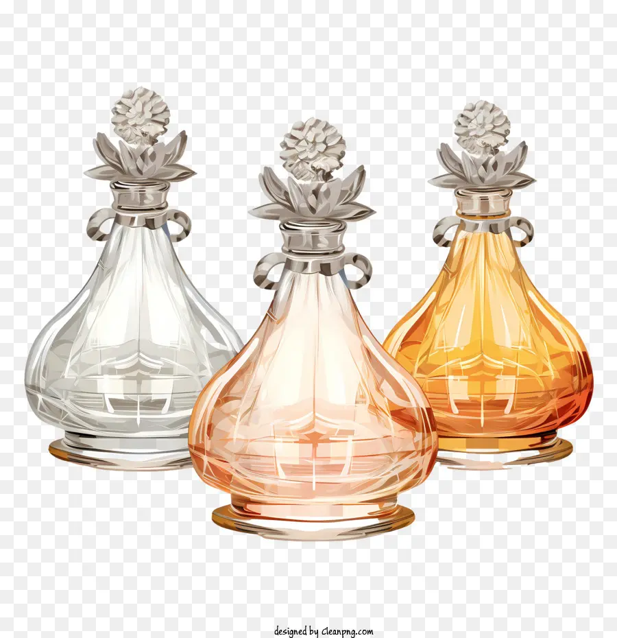 Botella De Perfume，Decantador De Cristal PNG