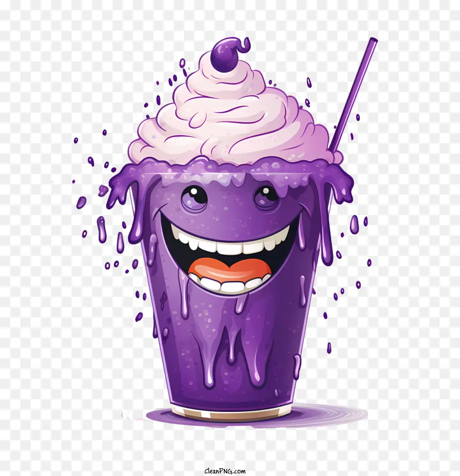 Batido De Mueca，Morado PNG