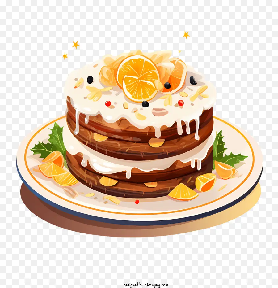 Pudín De Navidad，Pastel De Chocolate PNG