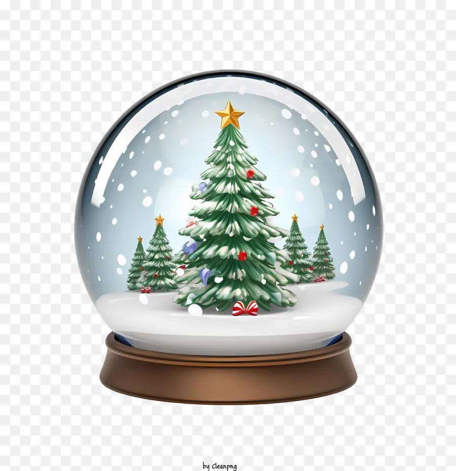 Bola De Nieve De Navidad，árbol De Navidad PNG