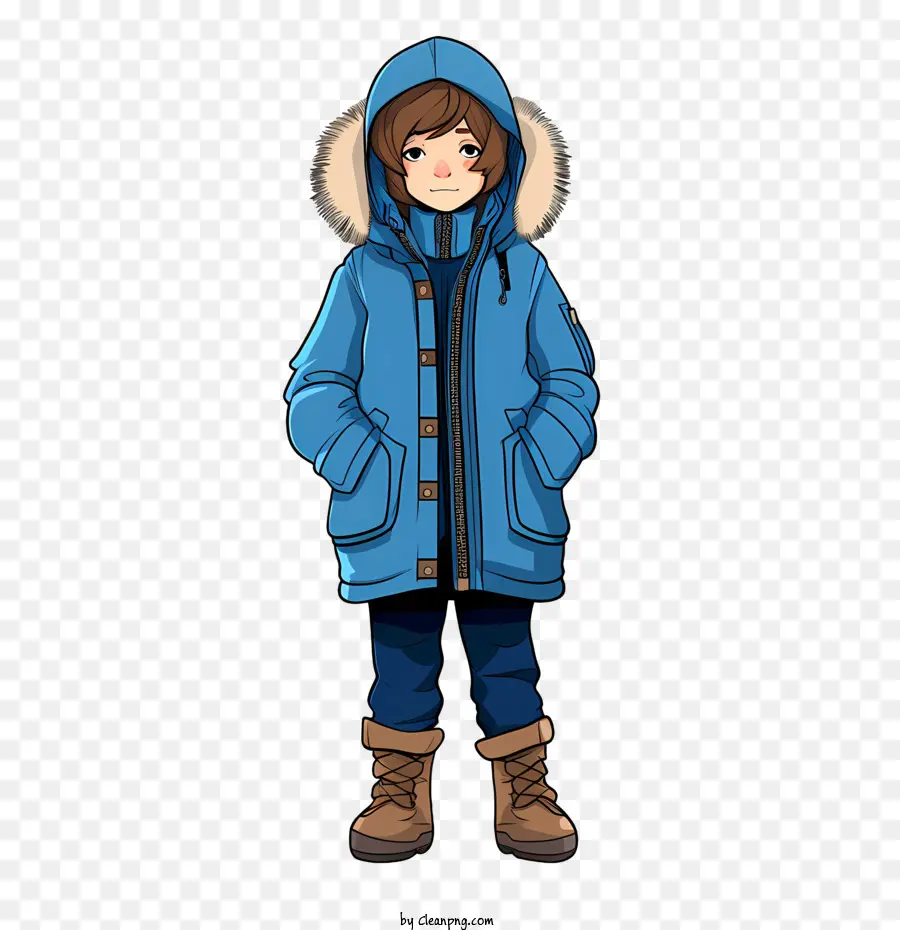 Abrigo De Invierno，Abrigo Con Capucha PNG