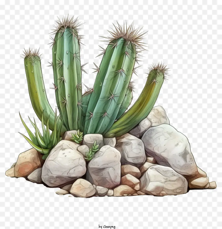 Suculento，Cactus PNG