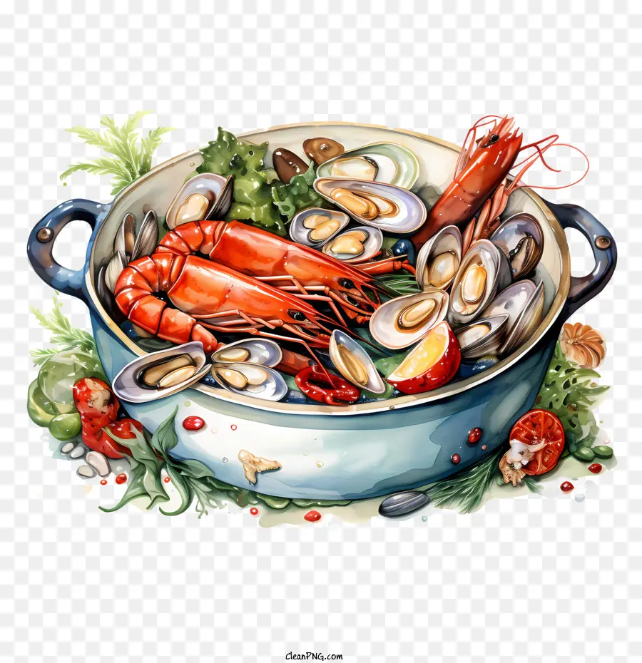 Nacional De Mariscos Sopa De Día，Almejas PNG