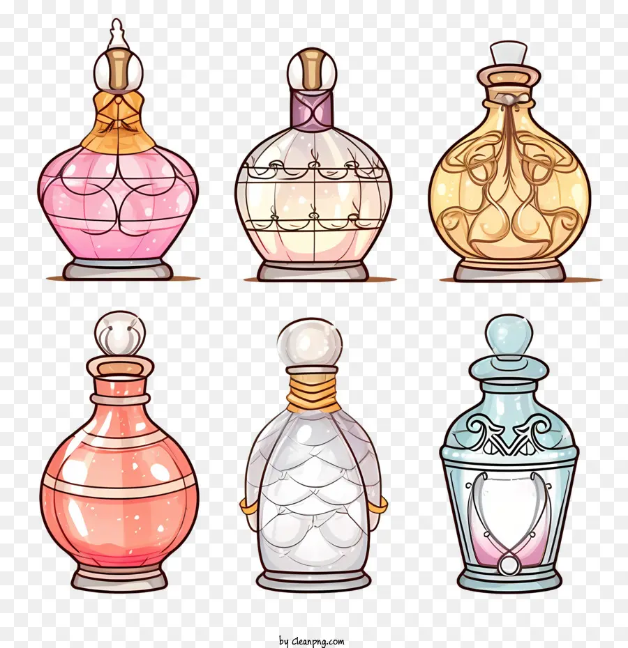 Botella De Perfume，Botella De Vidrio PNG