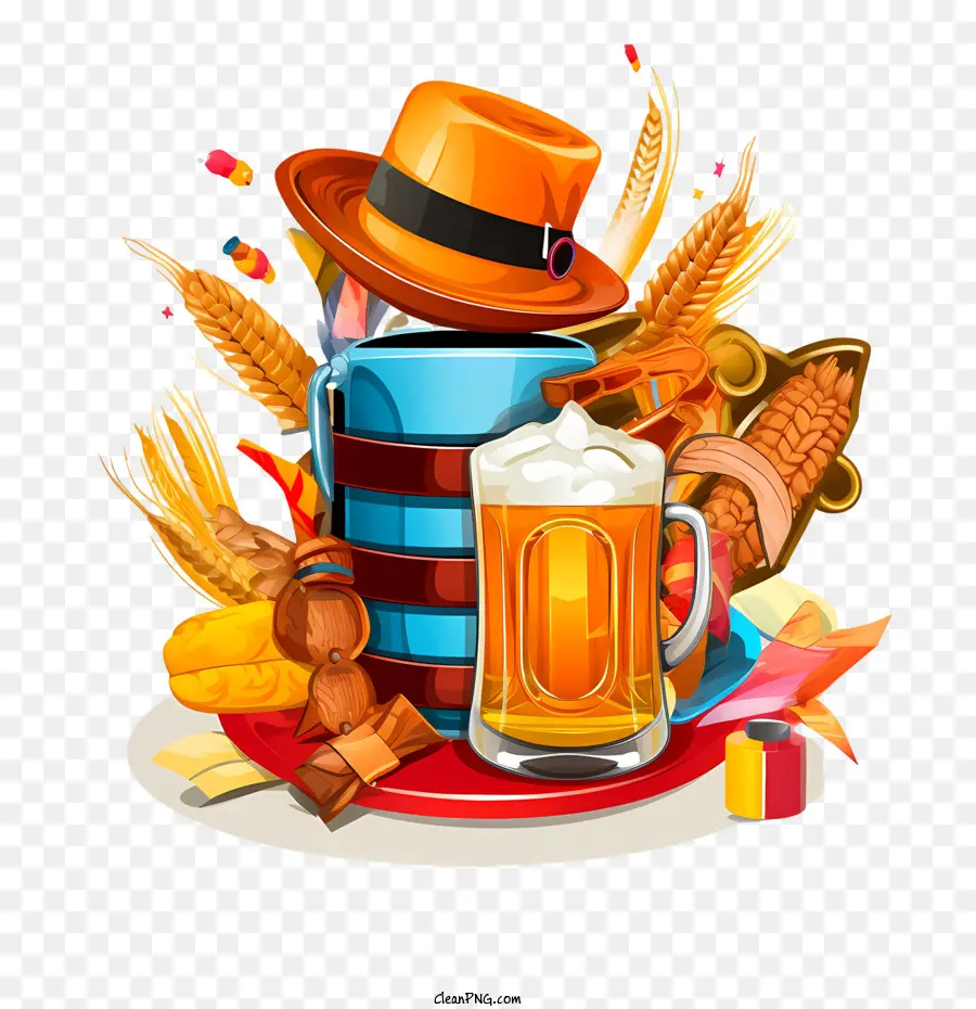 Oktoberfest，La Cerveza PNG