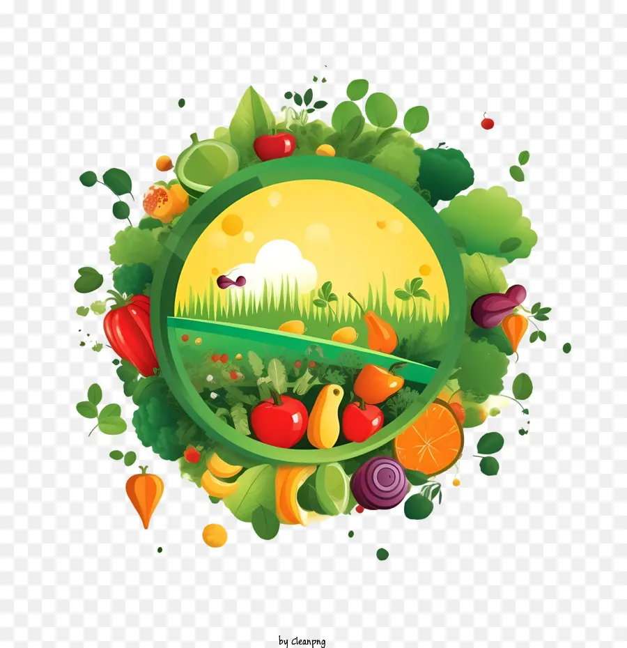 Mundo Vegano Día，La Fruta PNG