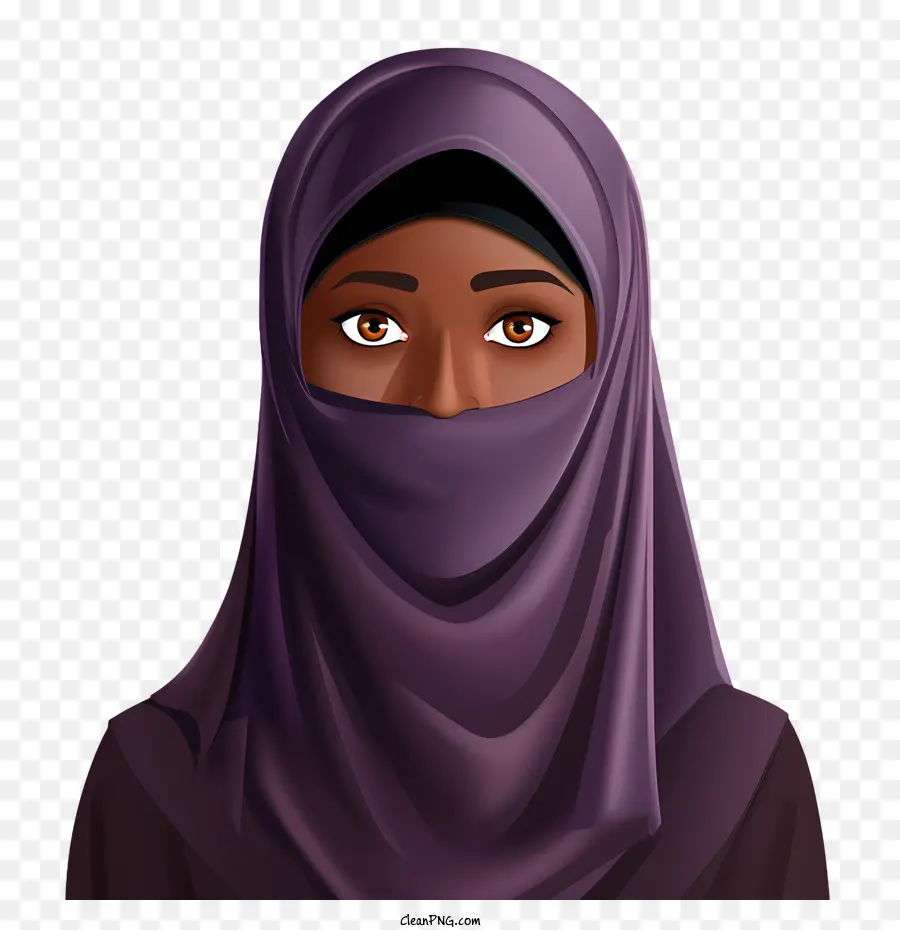 Mujer Con Velo，Mujer En Hijab PNG