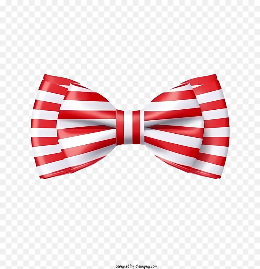 Corbata De Moño，Pajarita En Rojo Y Blanco PNG