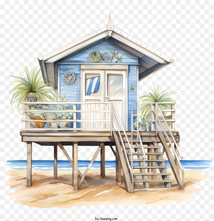 Beach Hut，Casa De Playa PNG